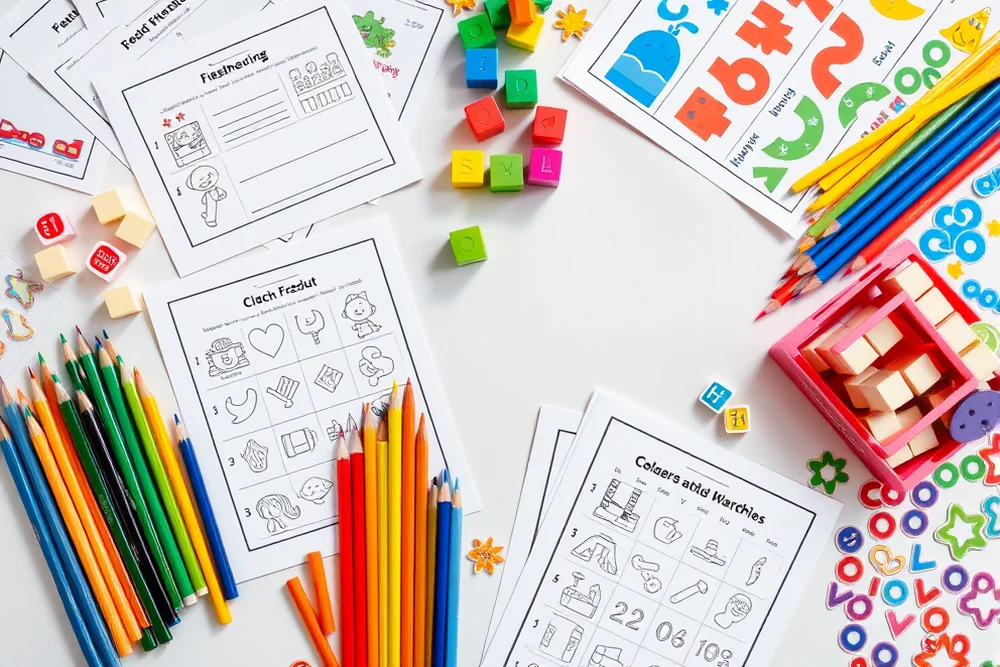 budget preschool crafts — Budget Preschool Crafts (the finished result)