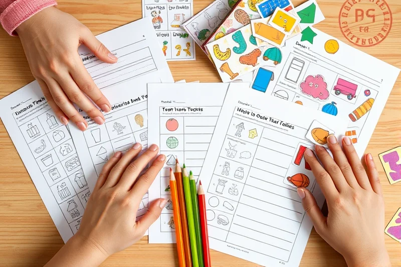 budget preschool crafts worksheets — Budget Preschool Crafts Worksheets (the finished result)