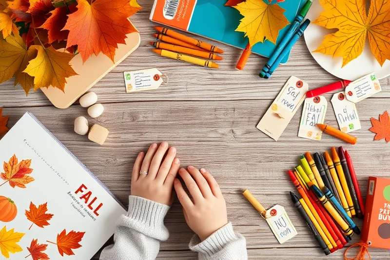 cheap preschool crafts for fall — Cheap Preschool Crafts For Fall (the finished result)