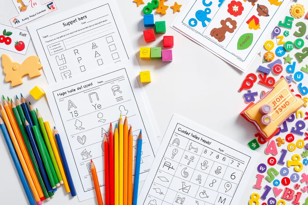 preschool crafts printables & worksheets — Preschool Crafts Printables & Worksheets (the finished result)