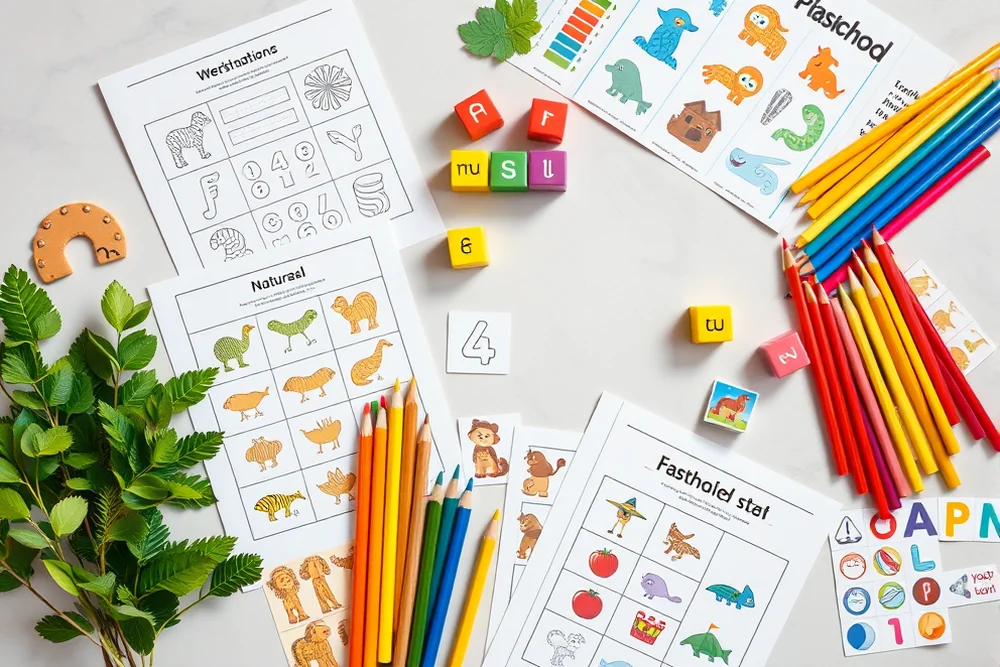 natural preschool crafts — Natural Preschool Crafts (the finished result)