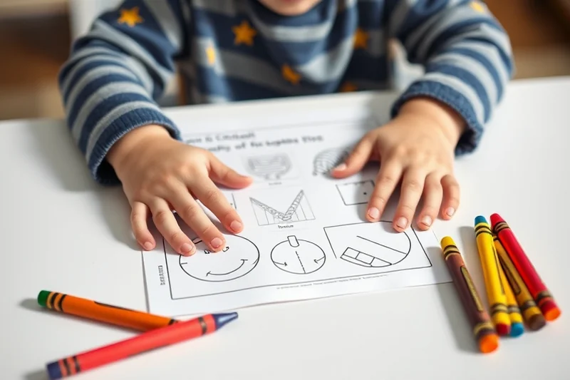 simple preschool crafts worksheets — Simple Preschool Crafts Worksheets (step by step)