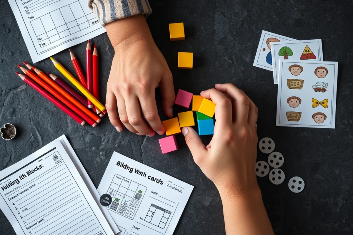 building with blocks in preschool — Building With Blocks In Preschool (the finished result)