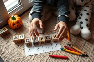 Children In Halloween Costumes