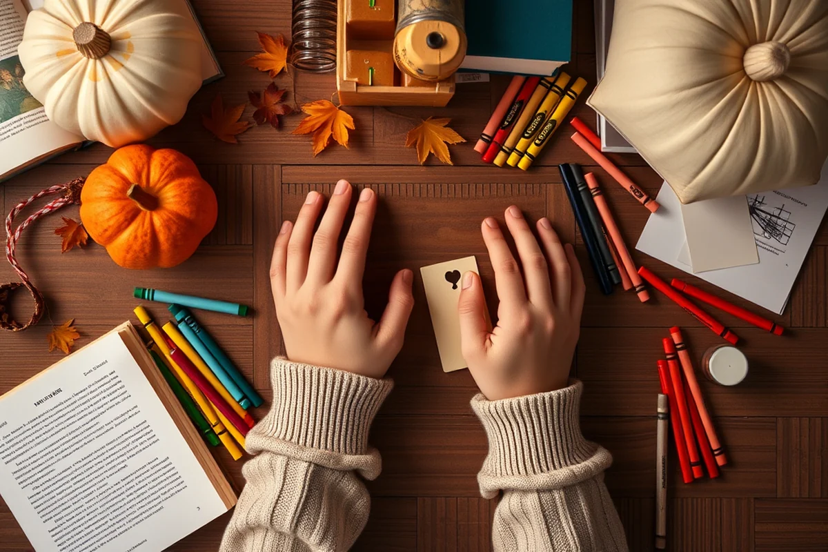fall crafts for kids — Fall Crafts For Kids (the finished result)