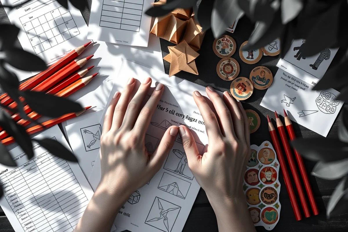 origami for kids — Origami For Kids (the finished result)
