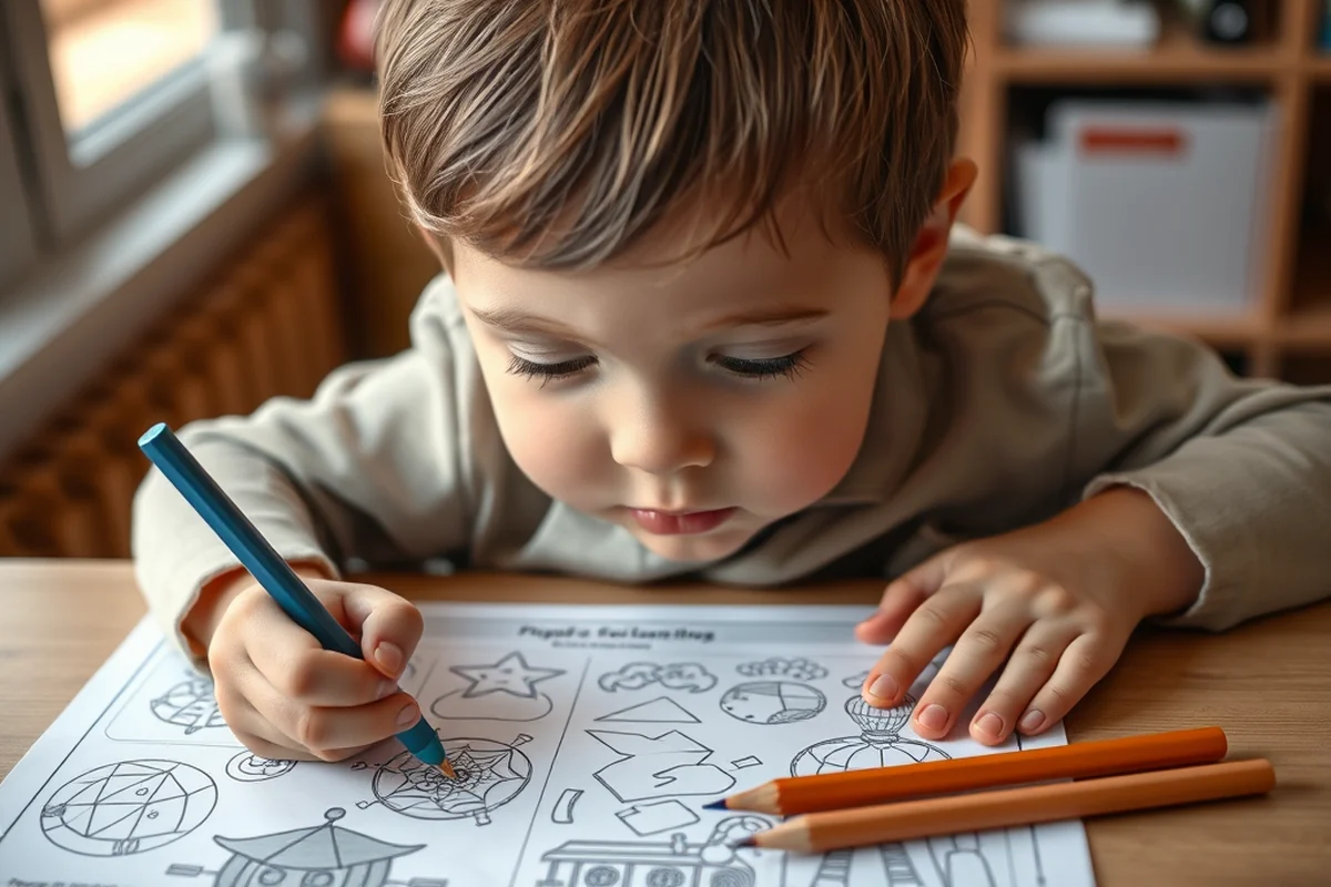 preschool coloring pages — Preschool Coloring Pages (step by step)