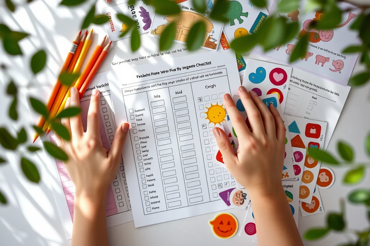 preschool crafts by age grade checklist — Preschool Crafts By Age Grade Checklist (the finished result)