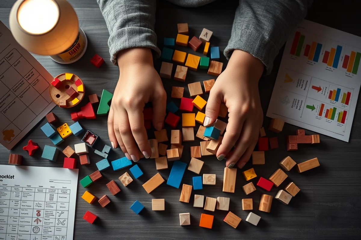 preschool crafts games checklist — Preschool Crafts Games Checklist (the finished result)