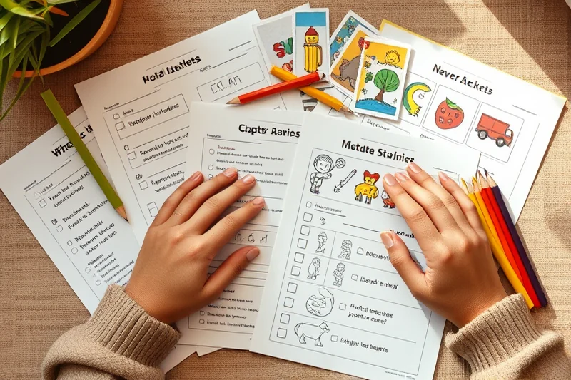 preschool crafts lesson checklist — Preschool Crafts Lesson Checklist (the finished result)