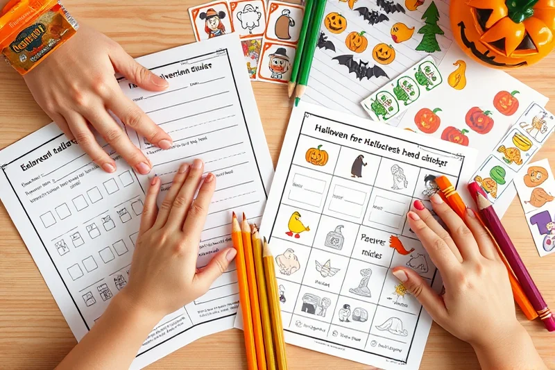 beginner preschool halloween crafts — Beginner Preschool Halloween Crafts (the finished result)