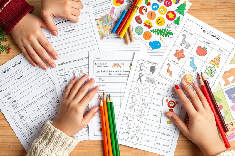 preschool christmas crafts alternatives — Preschool Christmas Crafts Alternatives (the finished result)