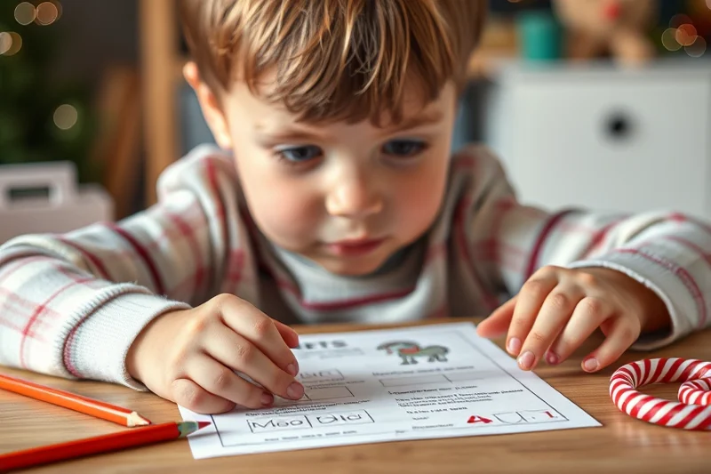 preschool christmas crafts printable — Preschool Christmas Crafts Printable (step by step)