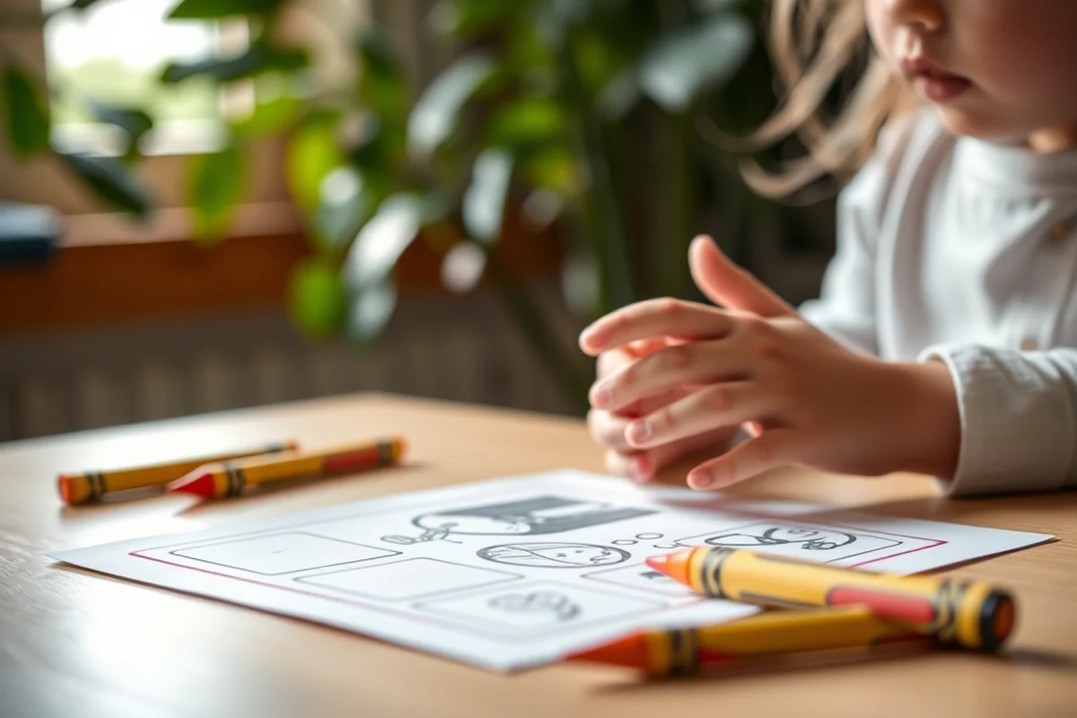 preschool crafts progress printable — Preschool Crafts Progress Printable (step by step)